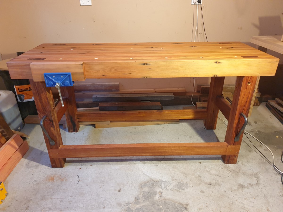 Simplified Roubo Workbench Build Part 3 Wedged Mortise and Tenon Joints